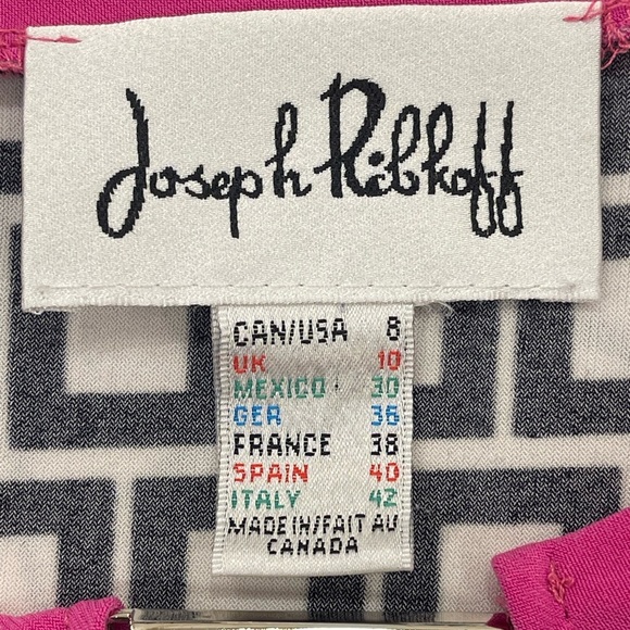 Joseph Ribkoff Multicolored Graphic High Low Tunic - Picture 4 of 4